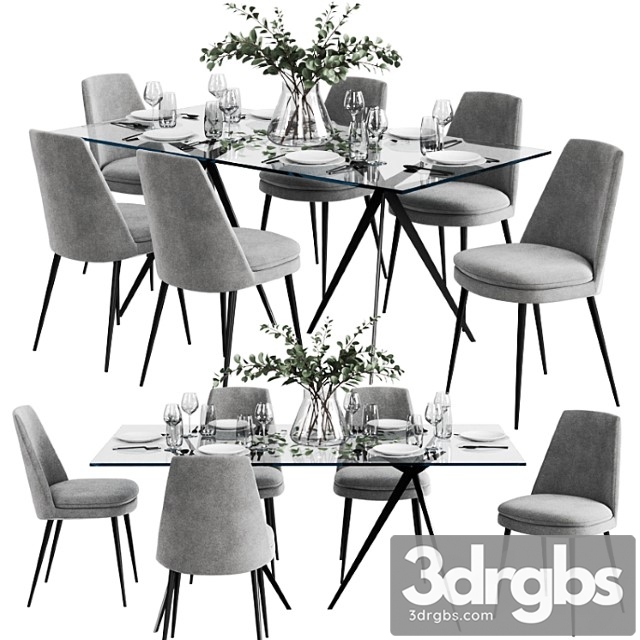 West elm dinning set 6 2