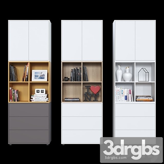 Cabinets ikea eket (6 color options).