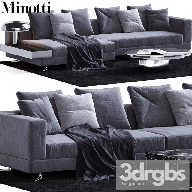 Fabric Minotti Tables Sofa