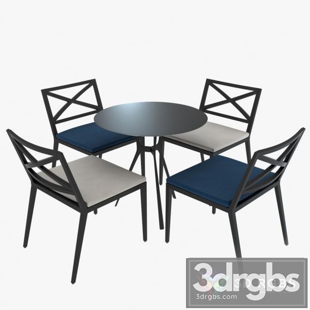 Janus Modern Table and Chairs Modello