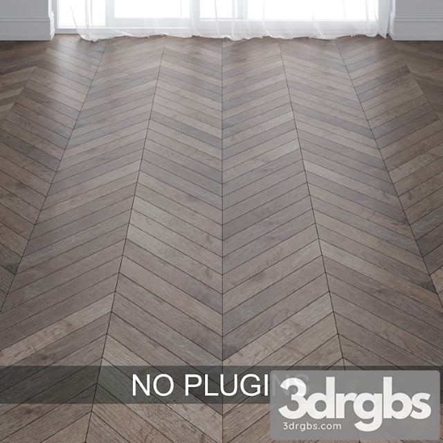 Gray oak wood parquet floor tiles vol. 015 in 3 types