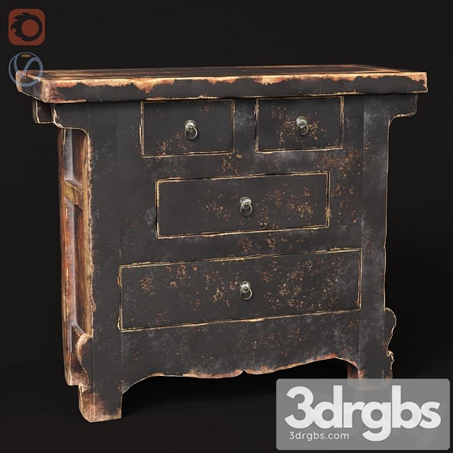 Rustic chest of drawers 2