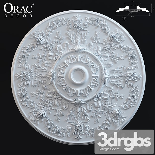 Orac Decor R64 Ceiling Rose