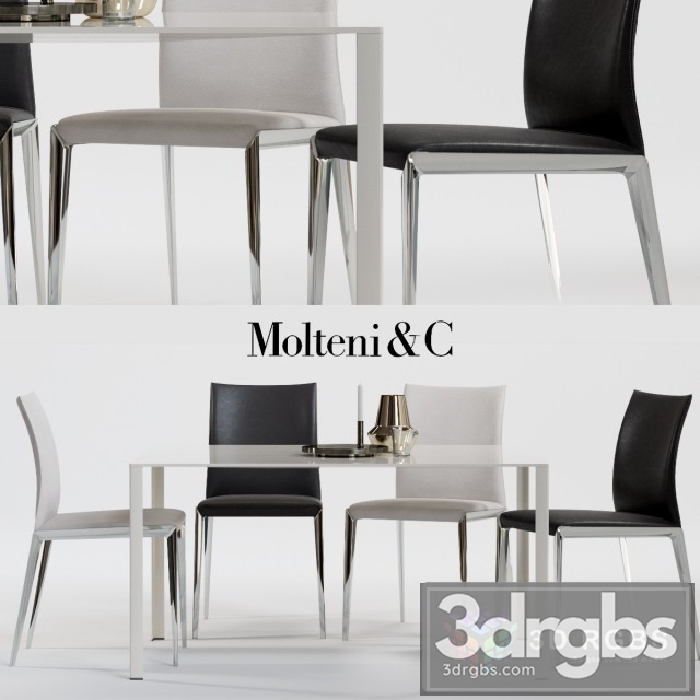 Molteni C Dart Table and Chair