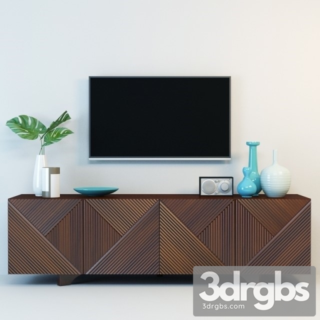 Walnut TV Cabinet