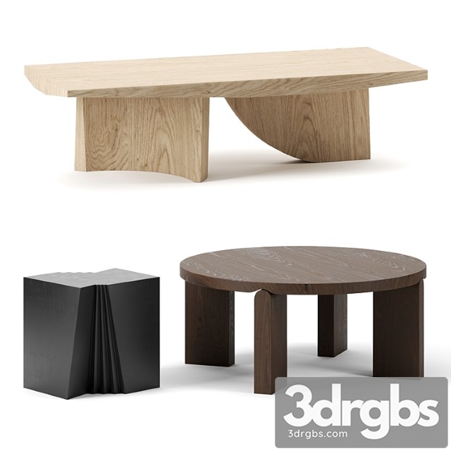 Coffee tables set by christophe delcourt