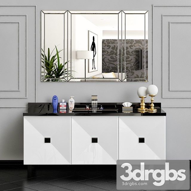 Vanity Units Jetset 3 Doors 1