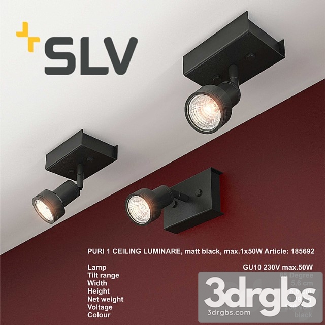 Puri 1 ceiling luminaire