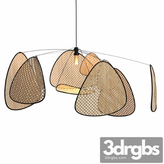 Trouva Rattan Hanging Lamp