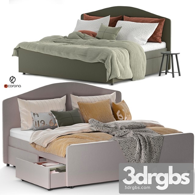 Ikea hauga bed queen set 31