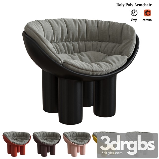Roly poly armchair 2