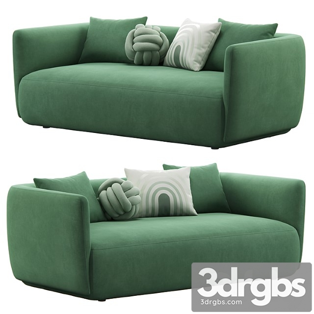 Cozy 2-seat sofa by mdf italia 2