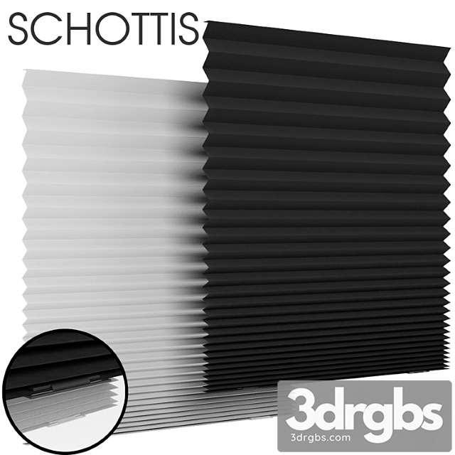 Schottis block-out pleated blind