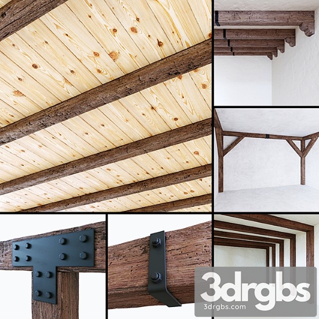 Decorative wooden beams