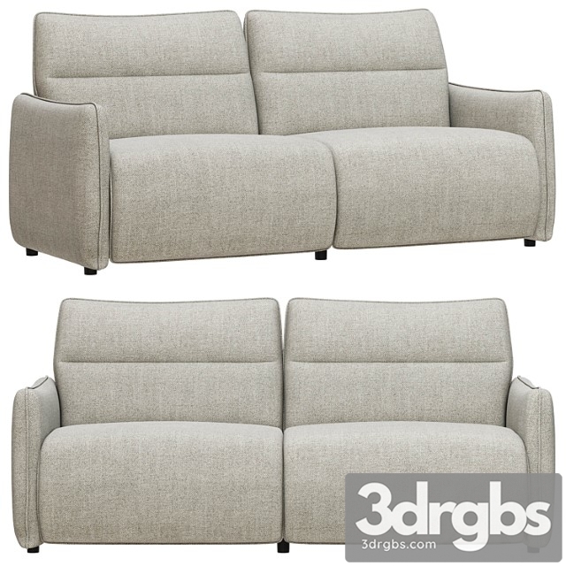 Dantone home sofa delaware with recliner 2