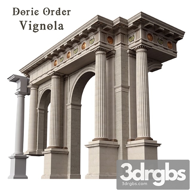 Doric Order Vignola Column