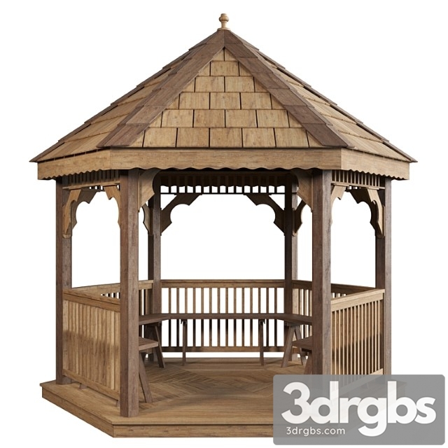 The Gazebo Is Hexagonal