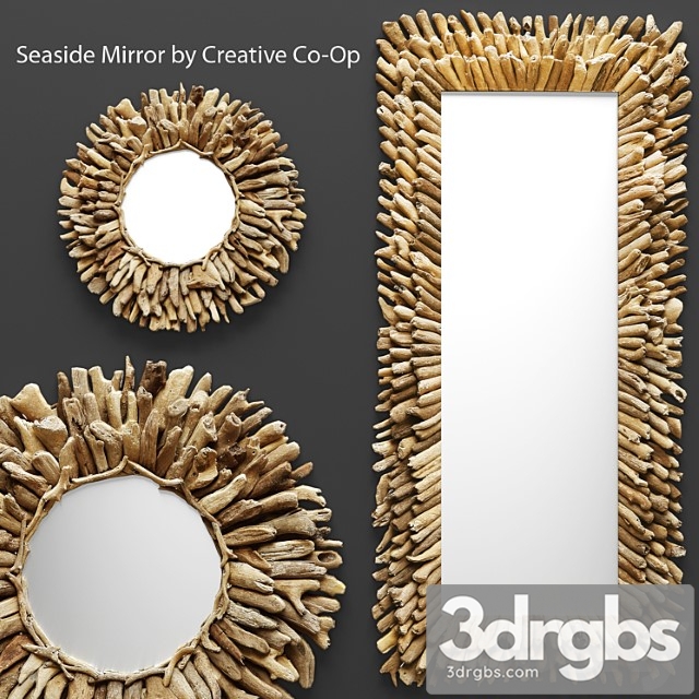 Seaside mirror by creative co-op