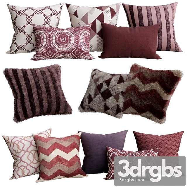 Purple Collection of Decorative Pillows