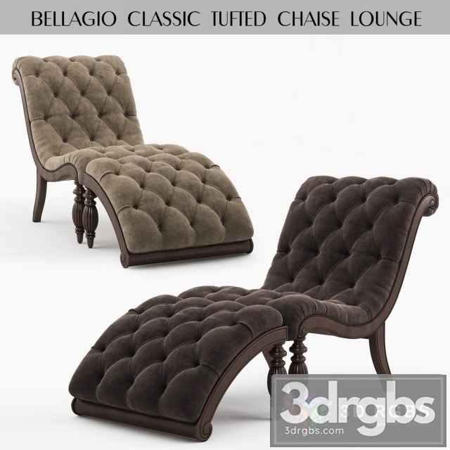 Bellagio Classic Tufted Chaise Lounge