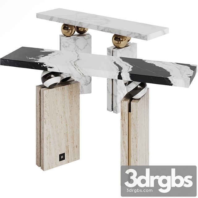 Hommes quantic console table