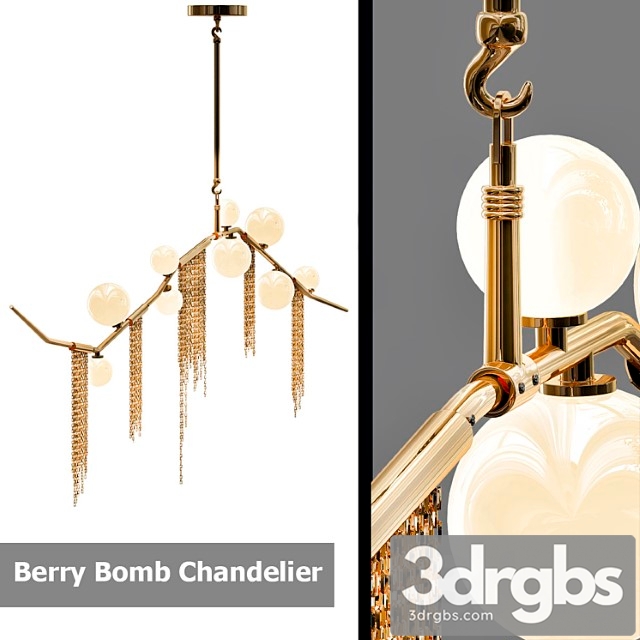 Berry bomb chandelier