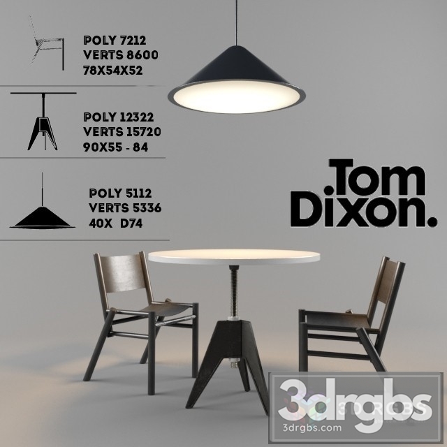 Tom Dixon Table and Chair