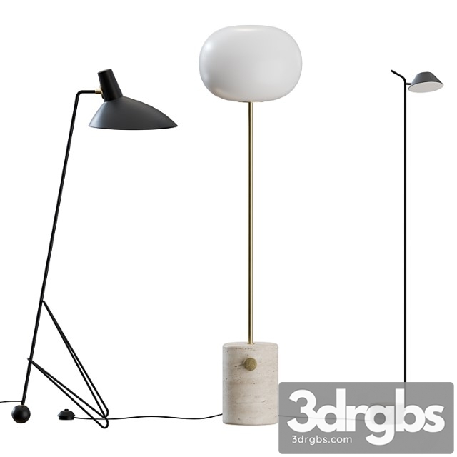 Floor lamps set 02