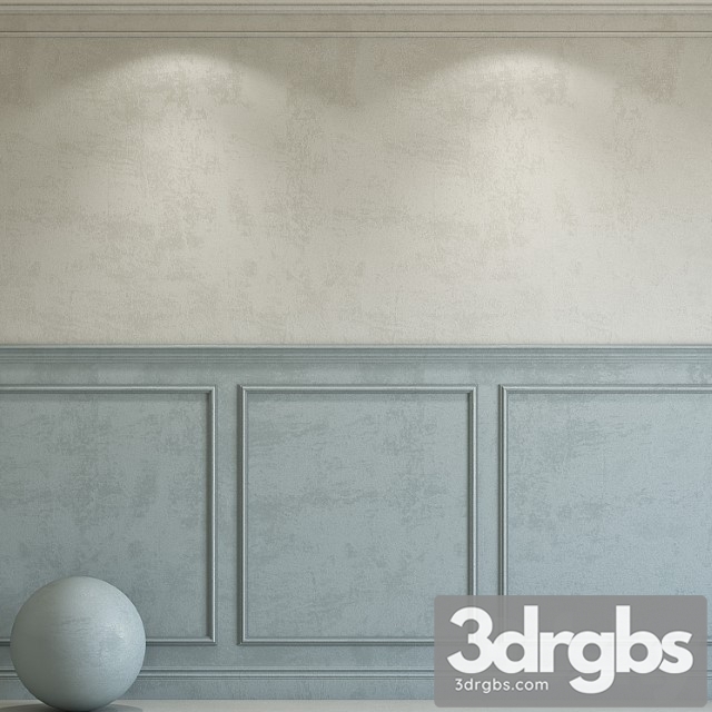 Decorative plaster with molding 100