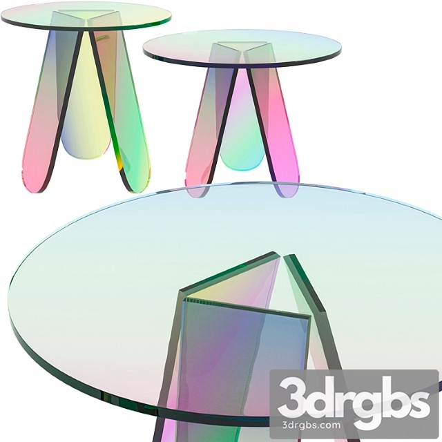 Coffee table corner design prism 2