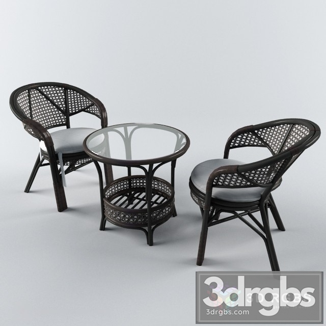 Mesa Rattan Jardim Varanda