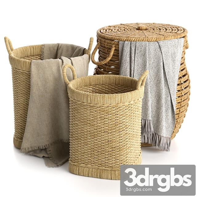 Adairs natural baskets