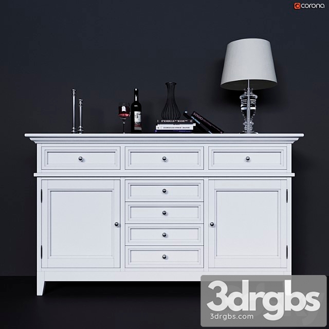 Chest high with facades and drawers center dantone home 2