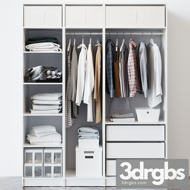 Ikea Pax Pax Wardrobe White