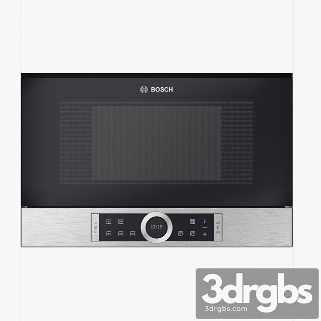 Built in Microwave BFL634GS1B Brushed Steel Serie 8