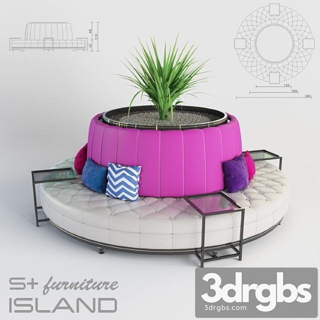 S Furniture Island Sofa