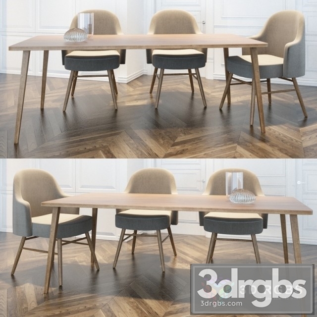 Dining Table and Chairs 02