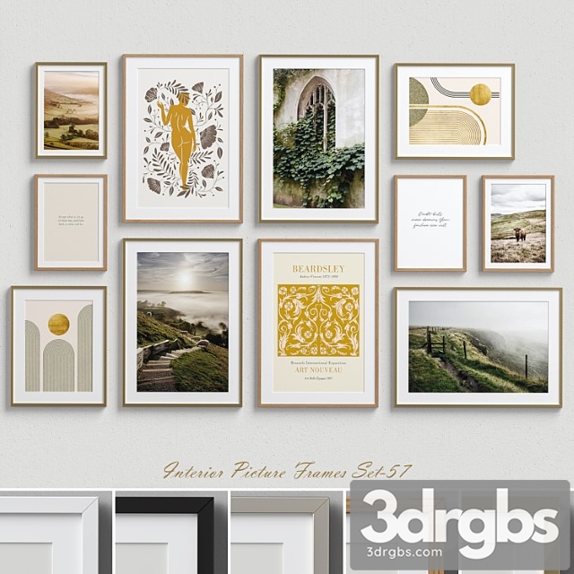 Interior picture frames set-57