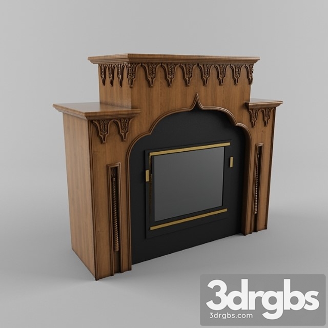 Fireplace In Arabic Stilie