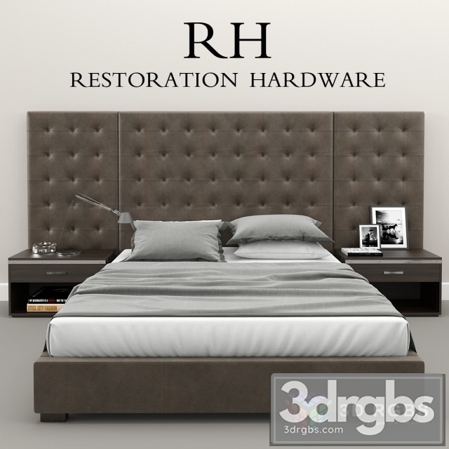 RH Moderm Tufted Bed