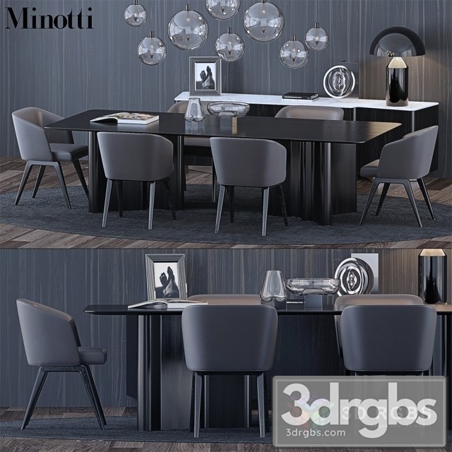 Minotti Modern Dining Set 2