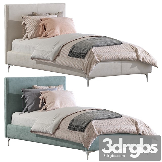 Bed andes deco upholstered bed 2 2