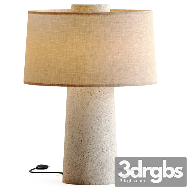 Rh merritt marble table lamp