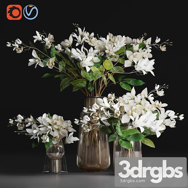 jasmine bouquet vases