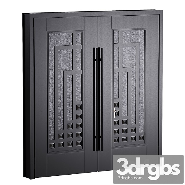 Door Modern House 01 Vorota