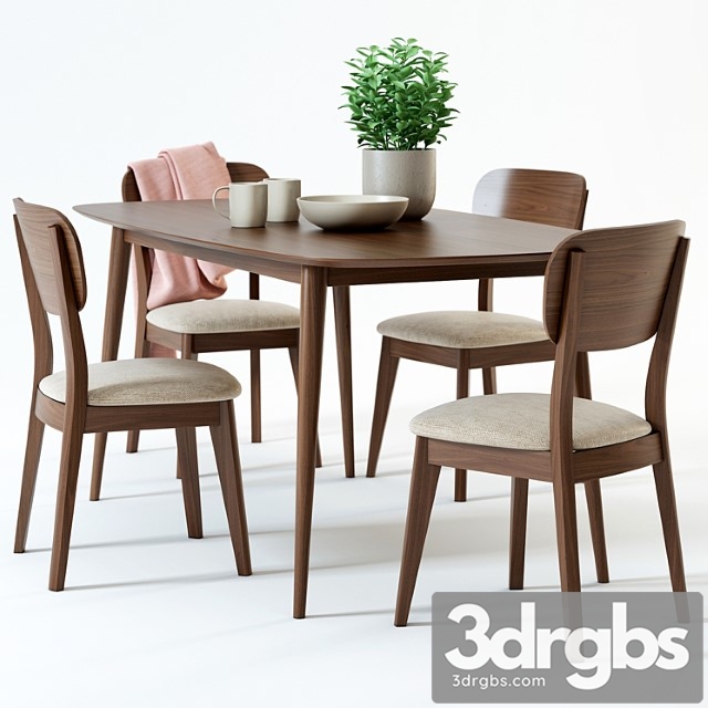 Scandinavian Designs Juneau Dining Table Juneau Dining Chair