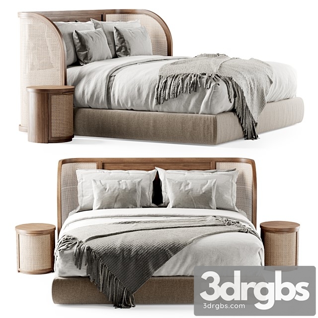 Wooden Double Bed DB57