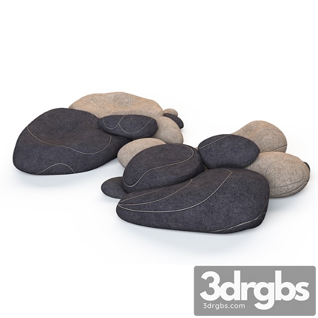 Floor cushions stones chairs smarin