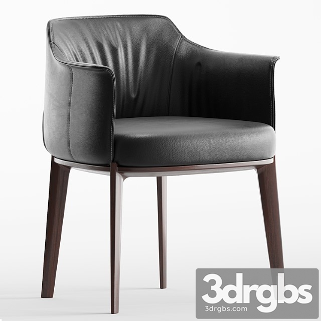 Poltrona frau, archibald, leather easy chair 2