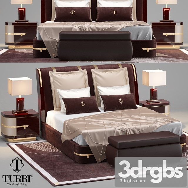 Turri Diamonds Bed